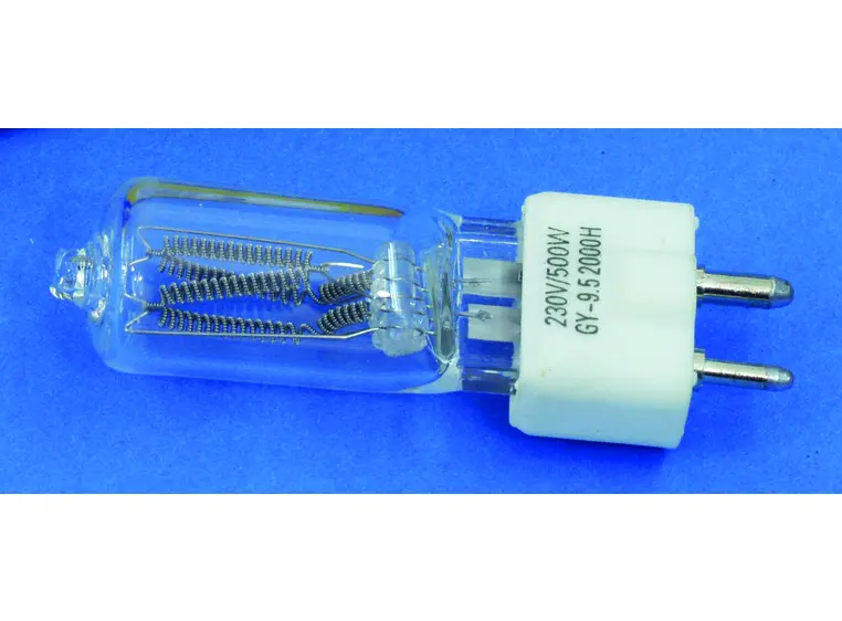 Omnilux 230V/500W GY-9.5 2000h 2900K 